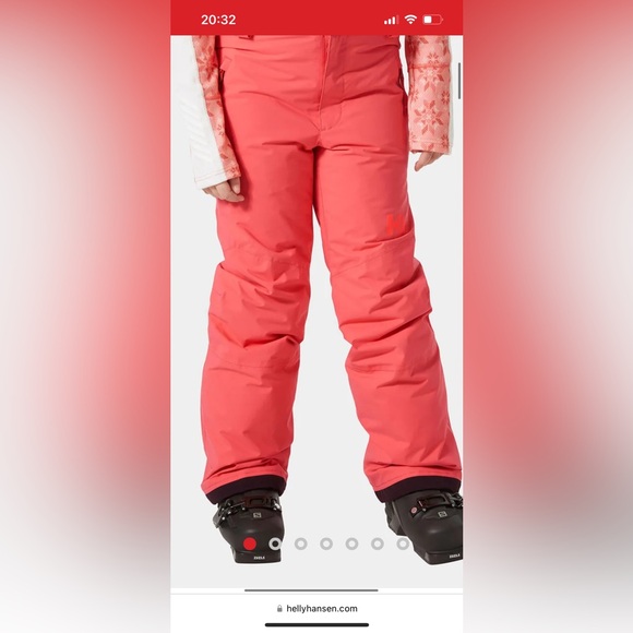 NWT helly hansen snow pants coral - Picture 1 of 5